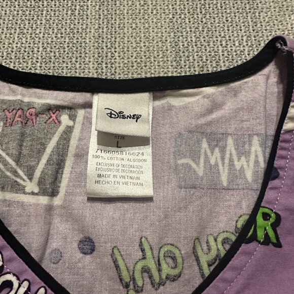 DISNEY Purple Scrub - Picture 3 of 3